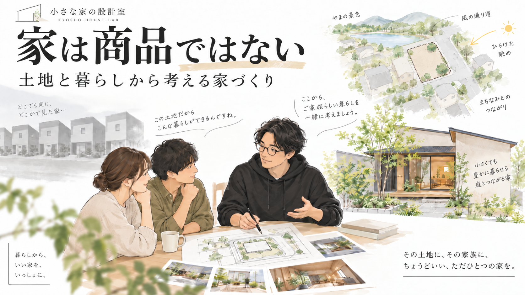 家は商品ではない｜一級建築士が「暮らしから家を考える」理由